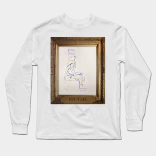 Fat Bald White Man by Hugh Dennis Long Sleeve T-Shirt